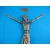 Korpus Pana Jezusa na krzyż metalowy + napis 42 cm B